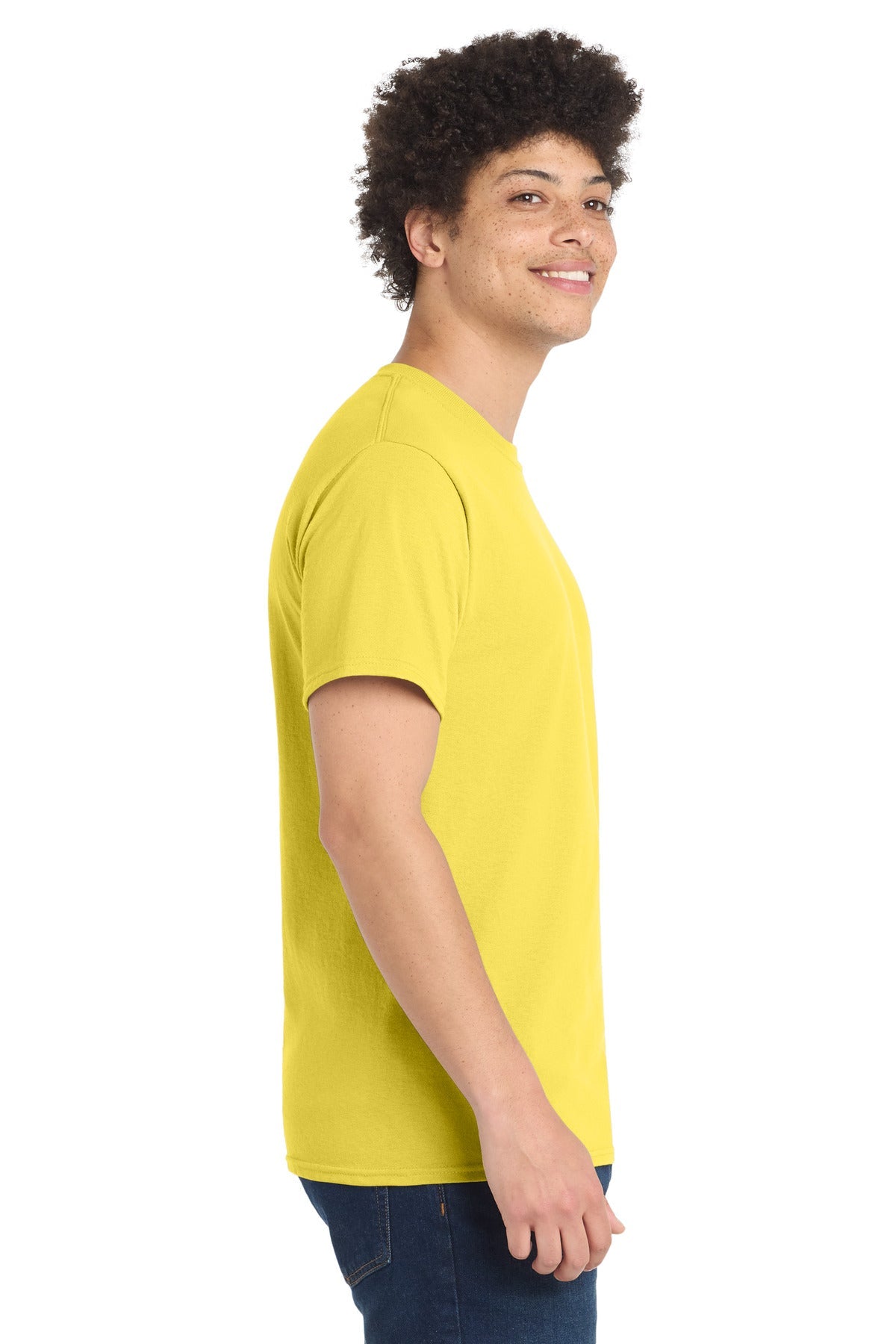 Yellow Port & Co Tall Core Blend Tee. PC55T