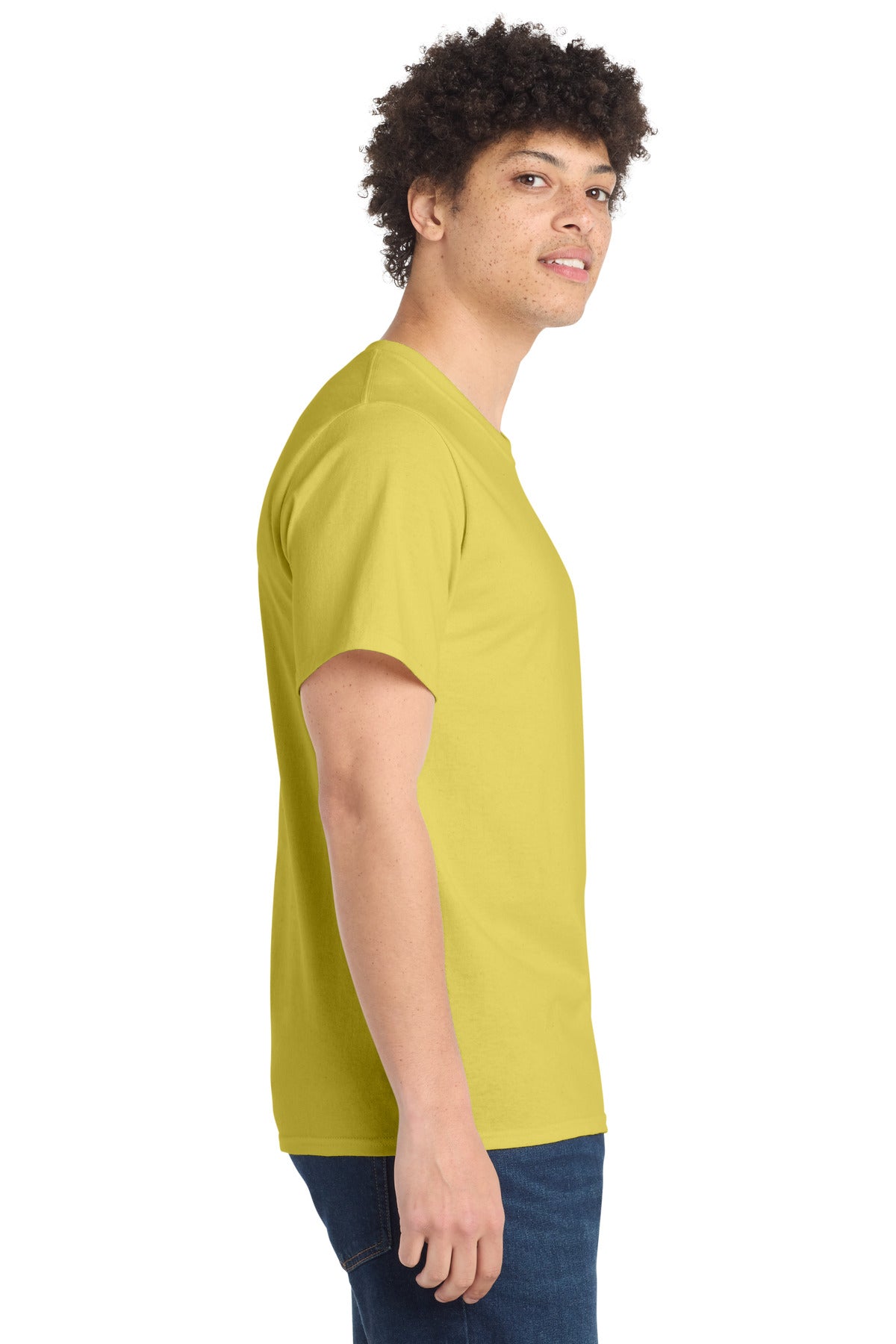 Yellow Port & Co Tall Essential Tee. PC61T