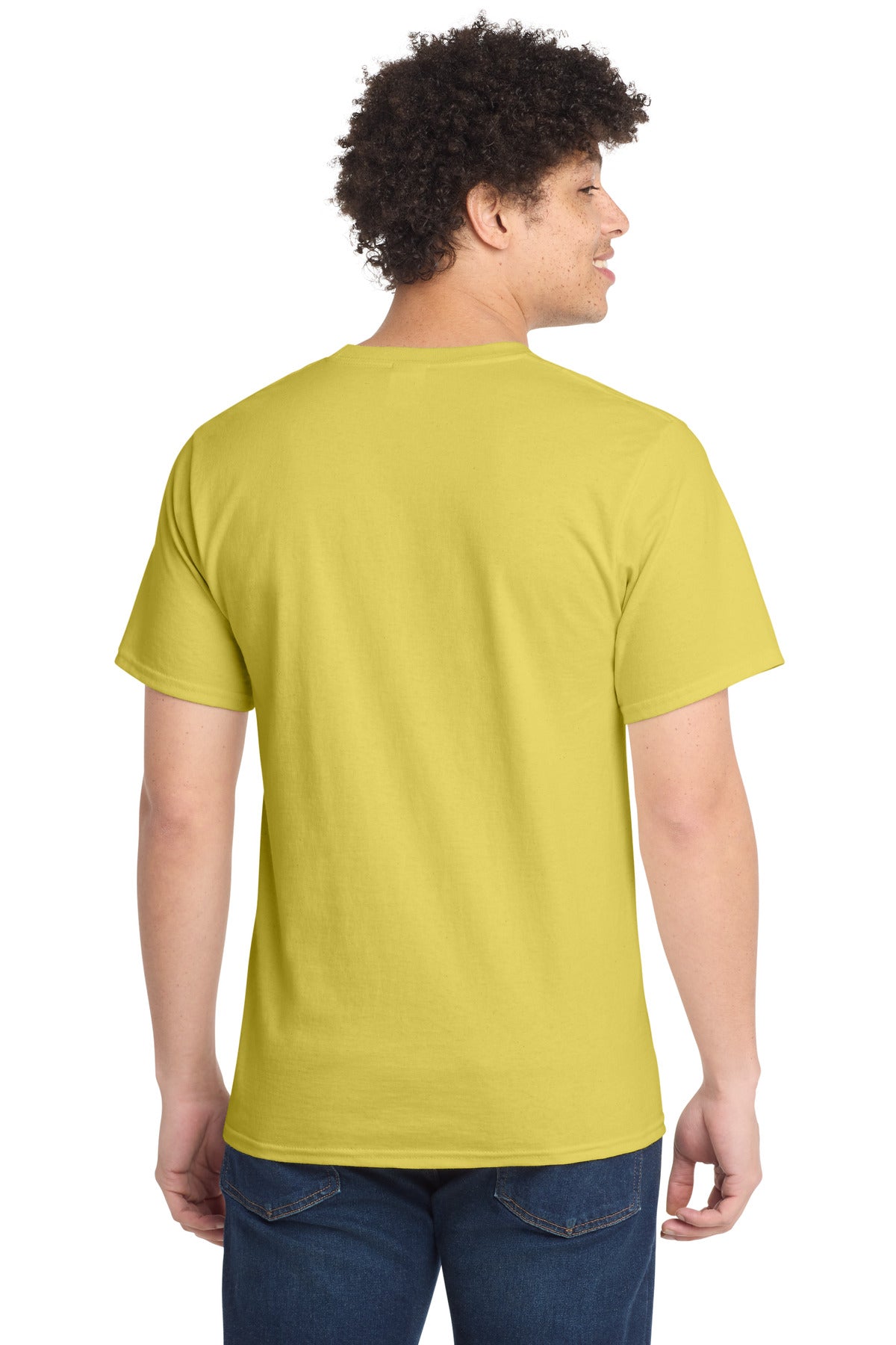 Yellow Port & Co Tall Essential Tee. PC61T