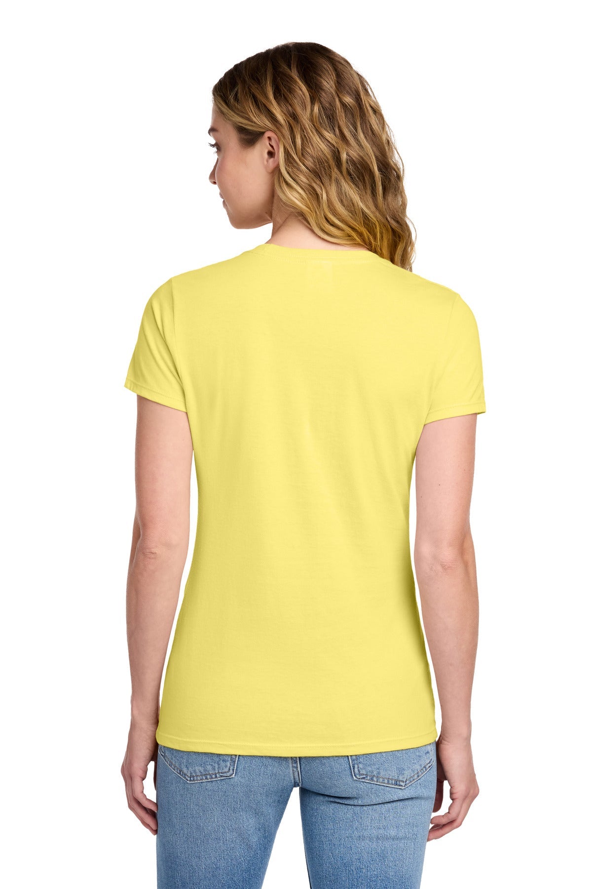 Yellow Port & Co Women's Fan Favorite Tee. LPC450