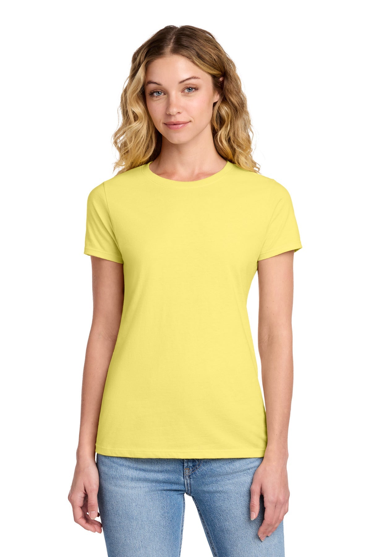 Yellow Port & Co Women's Fan Favorite Tee. LPC450