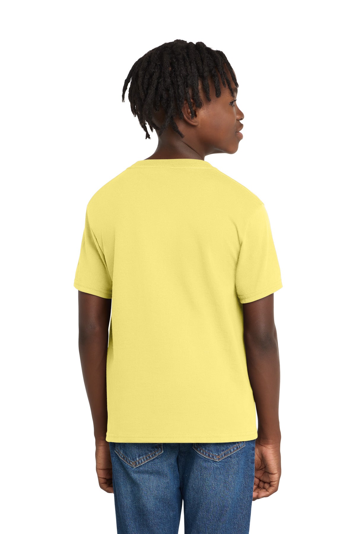 Yellow Port & Co Youth Essential Tee. PC61Y